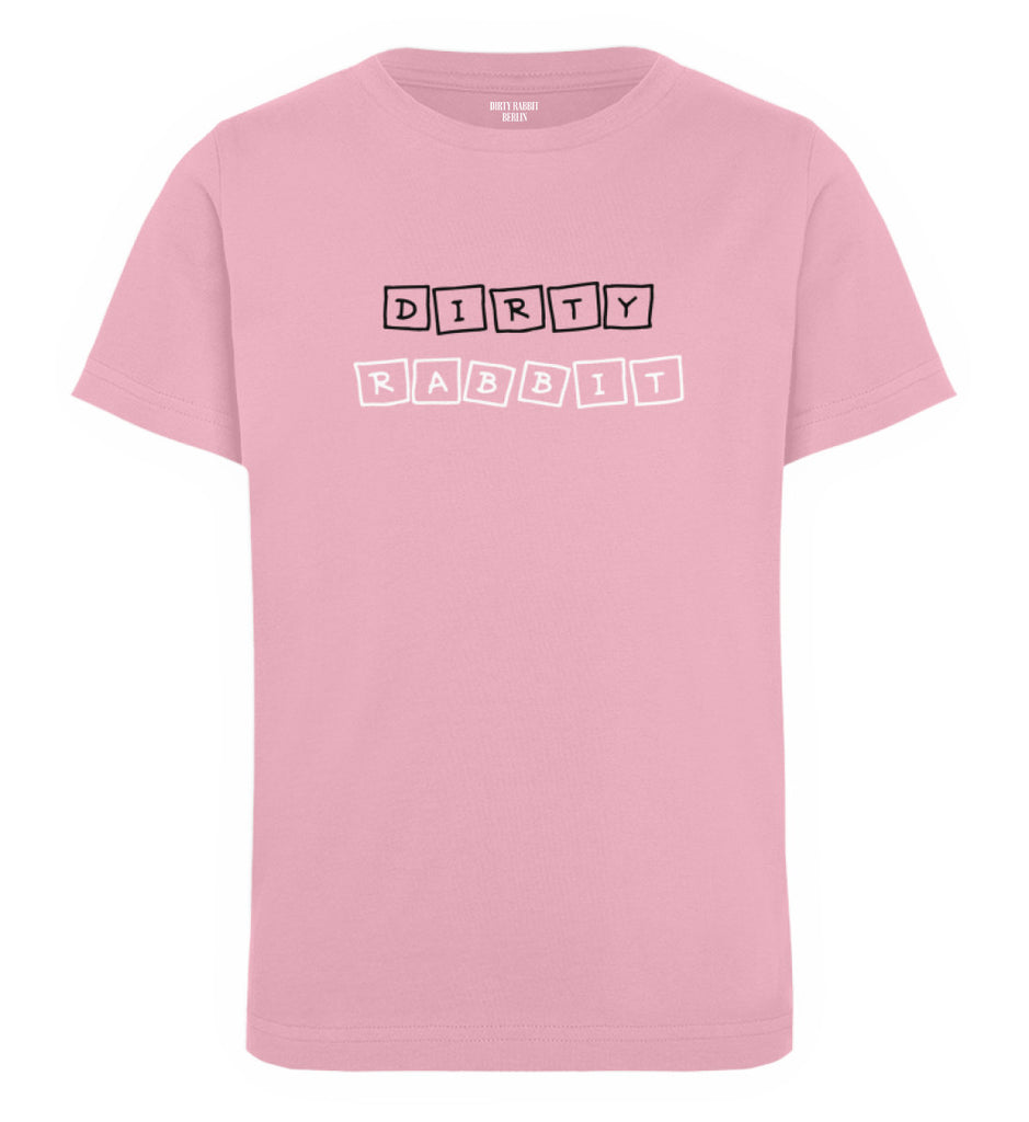 Dirty Rabbit Berlin Kinder Shirt Cubes Cotton Pink