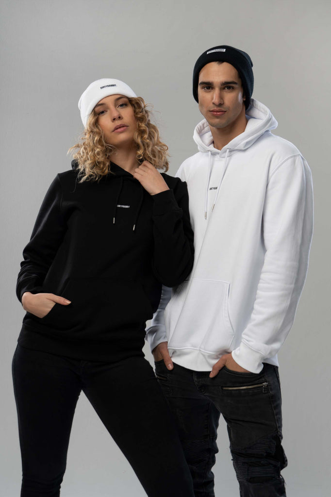 Dirty Rabbit Berlin Beanie Weiss Schwarz