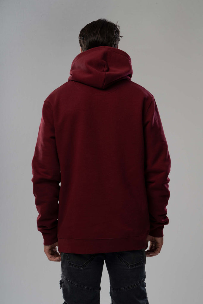 Dirty Rabbit Berlin Classic Men Hoodie Burgundy