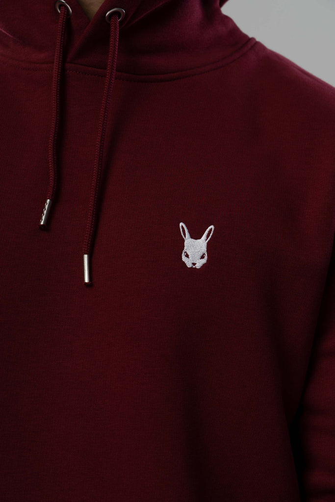 Dirty Rabbit Berlin Classic Men Hoodie Burgundy