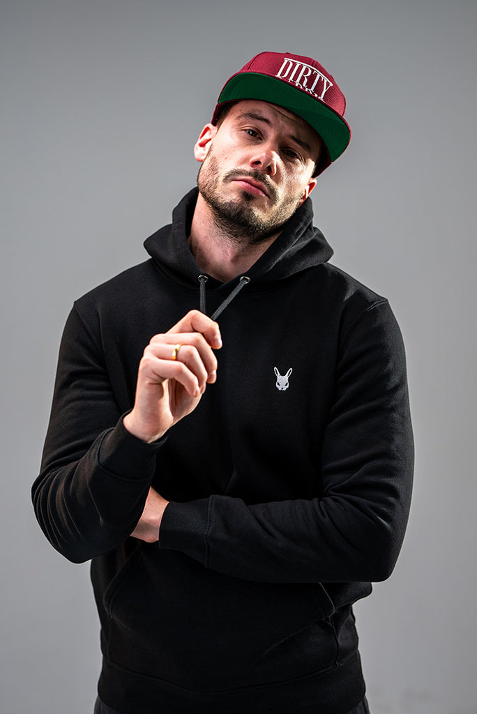 Dirty Rabbit Berlin Classic Snapback Cap Burgundy