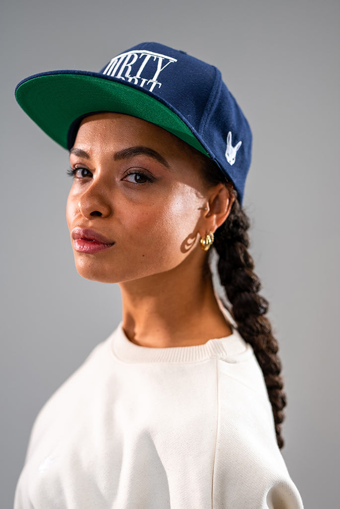 Dirty Rabbit Berlin Classic Snapback Cap Navy