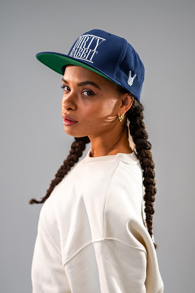 Dirty Rabbit Berlin Classic Snapback Cap Navy