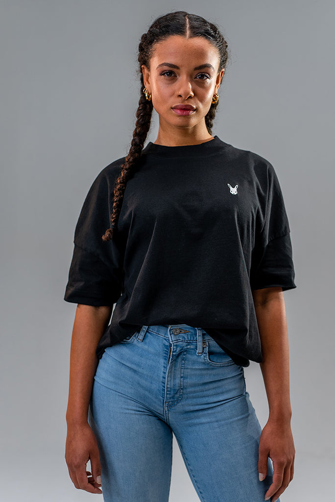 Dirty Rabbit Berlin Oversized Classic Ladies Shirt Black