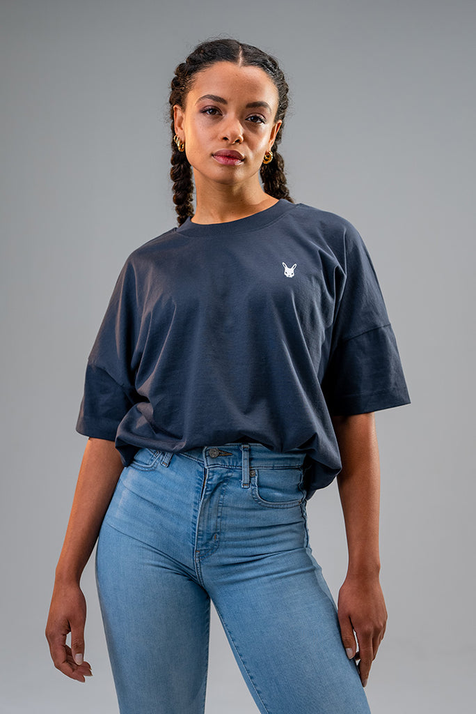 Dirty Rabbit Berlin Oversized Classic Ladies Shirt India Grey