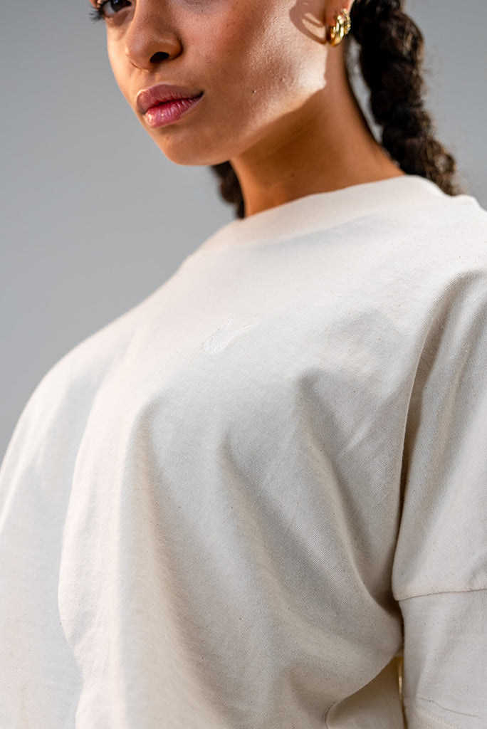 Dirty Rabbit Berlin Oversized Classic Ladies Shirt Natural Raw