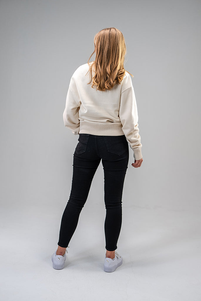 Dirty Rabbit Berlin Oversized Classic Ladies Sweatshirt Natural Raw