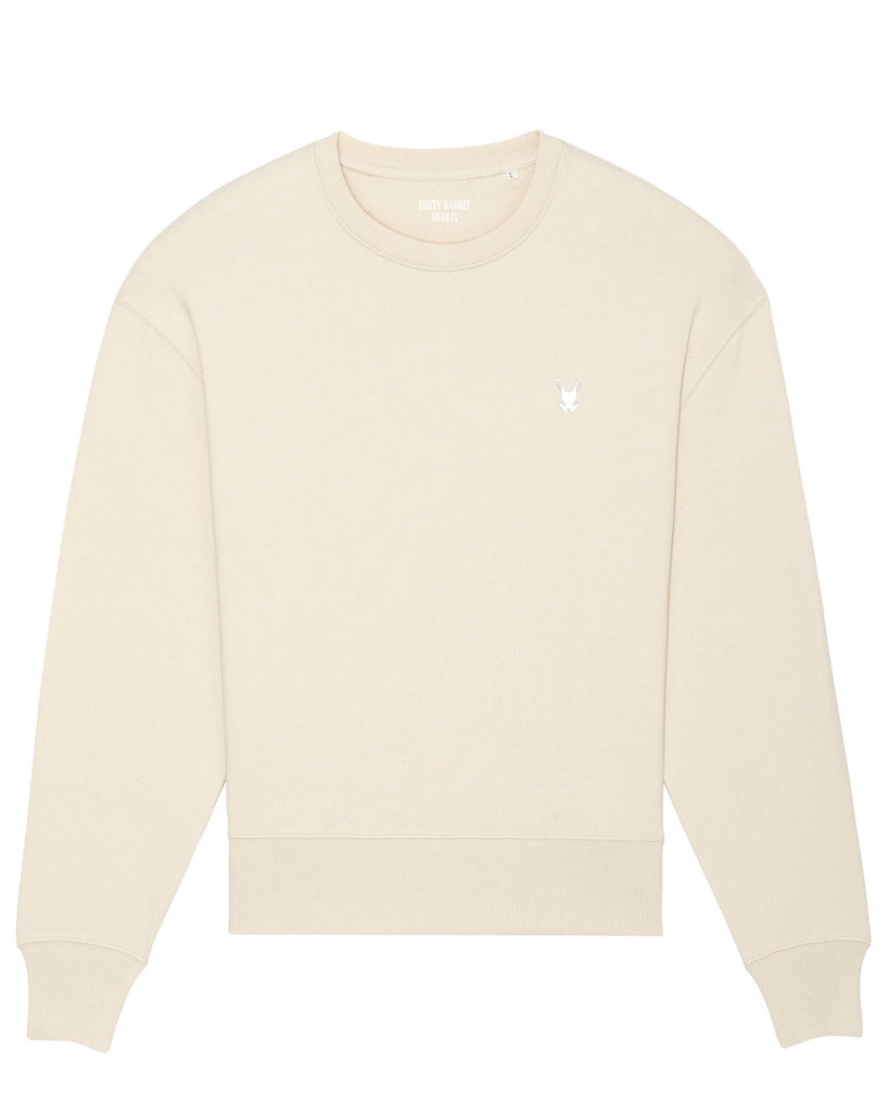Dirty Rabbit Berlin Oversized Classic Ladies Sweatshirt Natural Raw