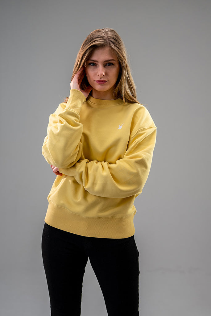 Dirty Rabbit Berlin Oversized Classic Ladies Sweatshirt Royal Yellow