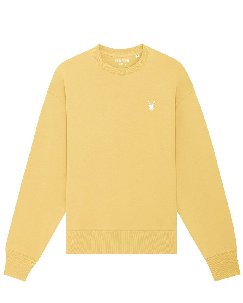 Dirty Rabbit Berlin Oversized Classic Ladies Sweatshirt Royal Yellow