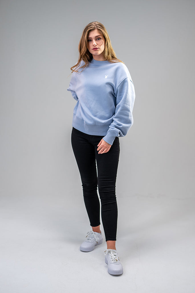 Dirty Rabbit Berlin Oversized Classic Ladies Sweatshirt Serene Blue