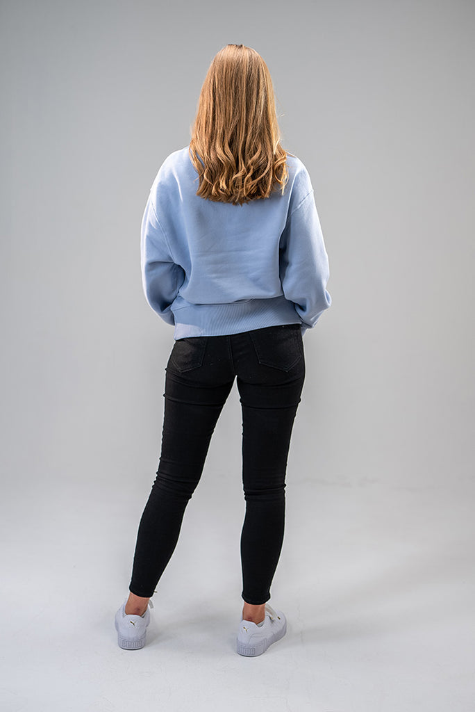 Dirty Rabbit Berlin Oversized Classic Ladies Sweatshirt Serene Blue