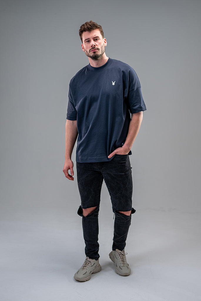 Dirty Rabbit Berlin Oversized Classic Men Shirt India Grey