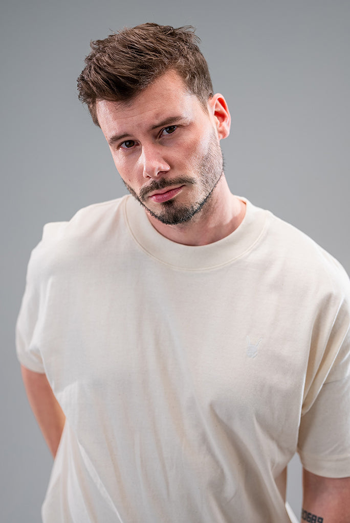 Dirty Rabbit Berlin Oversized Classic Men Shirt Natural Raw