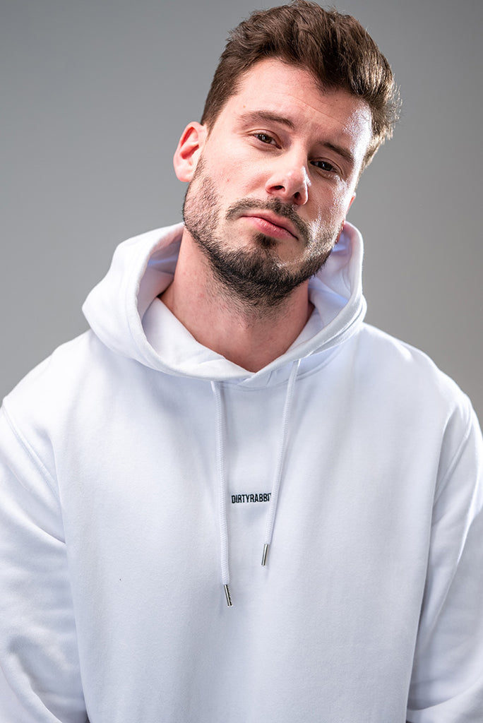 Dirty Rabbit Berlin White Edition Men Hoodie